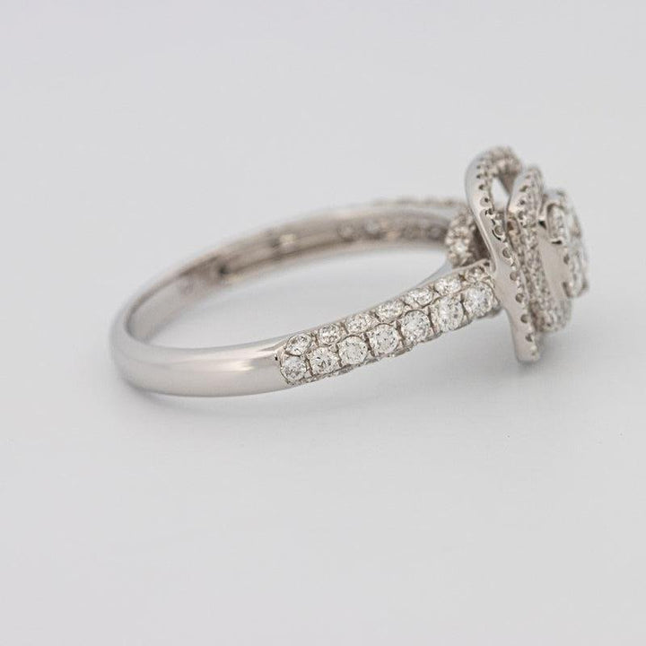 Invisible Square Double Halo Diamond Ring - ZIZOV DIAMONDS