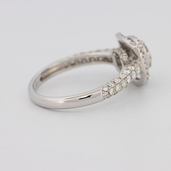 Invisible Square Double Halo Diamond Ring - ZIZOV DIAMONDS