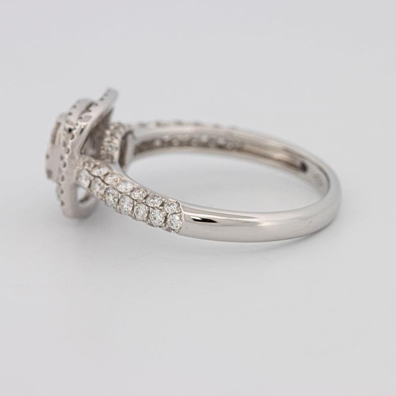 Invisible Square Double Halo Diamond Ring - ZIZOV DIAMONDS