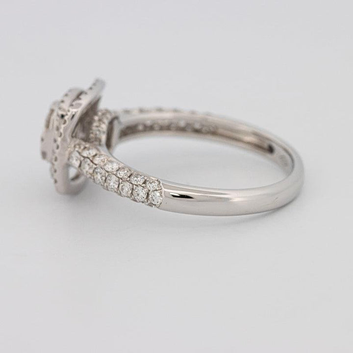 Invisible Square Double Halo Diamond Ring - ZIZOV DIAMONDS