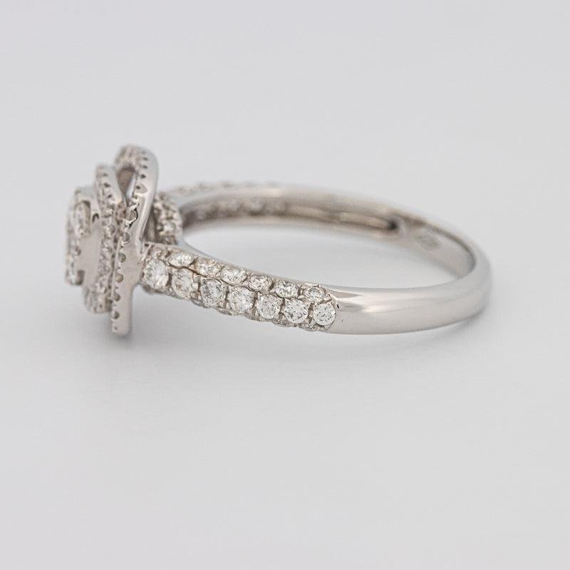 Invisible Square Double Halo Diamond Ring - ZIZOV DIAMONDS