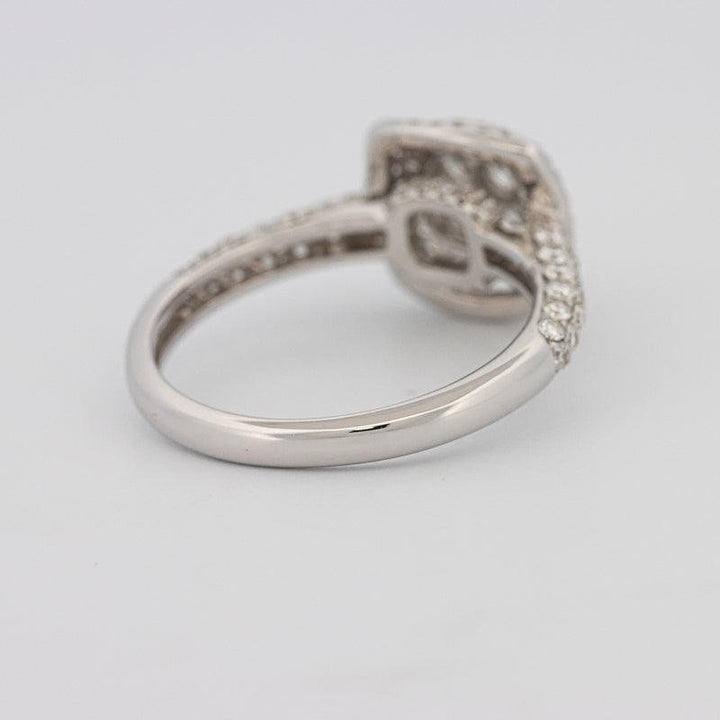 Invisible Square Double Halo Diamond Ring - ZIZOV DIAMONDS