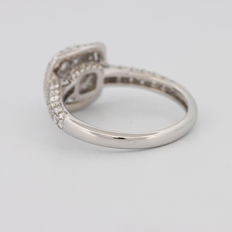 Invisible Square Double Halo Diamond Ring - ZIZOV DIAMONDS