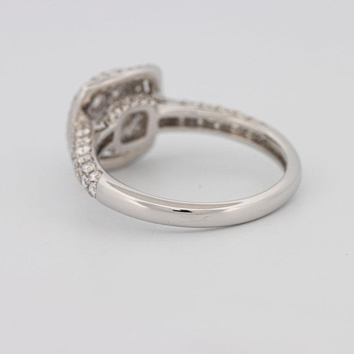 Invisible Square Double Halo Diamond Ring - ZIZOV DIAMONDS
