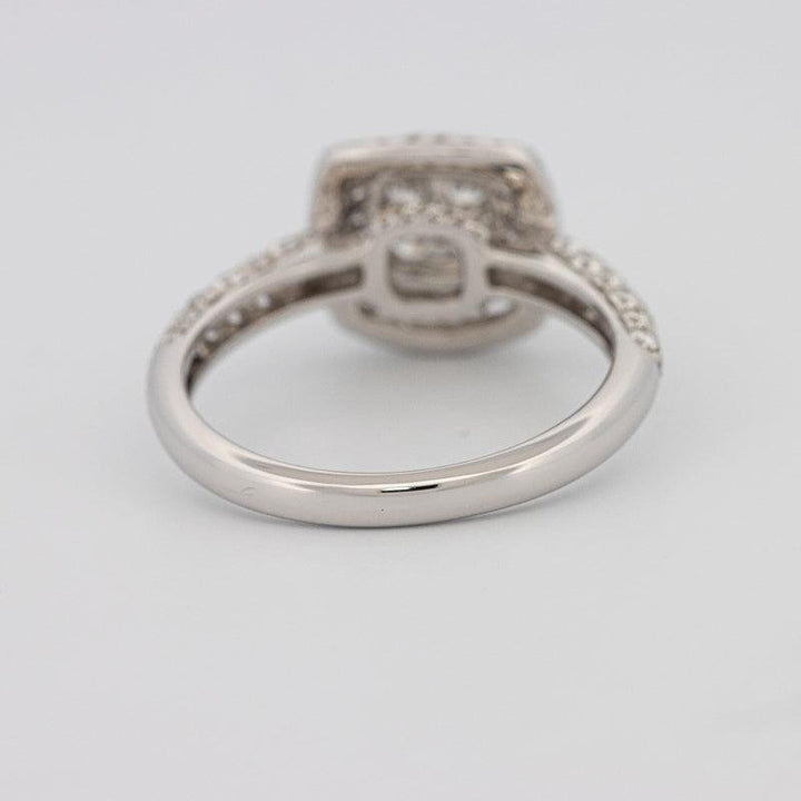Invisible Square Double Halo Diamond Ring - ZIZOV DIAMONDS