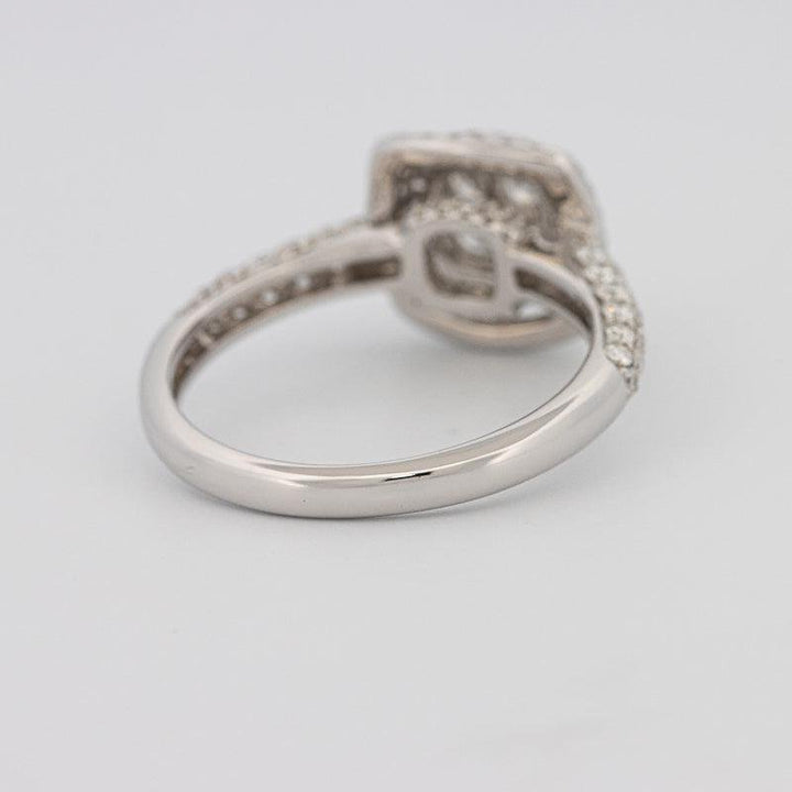 Invisible Square Double Halo Diamond Ring - ZIZOV DIAMONDS