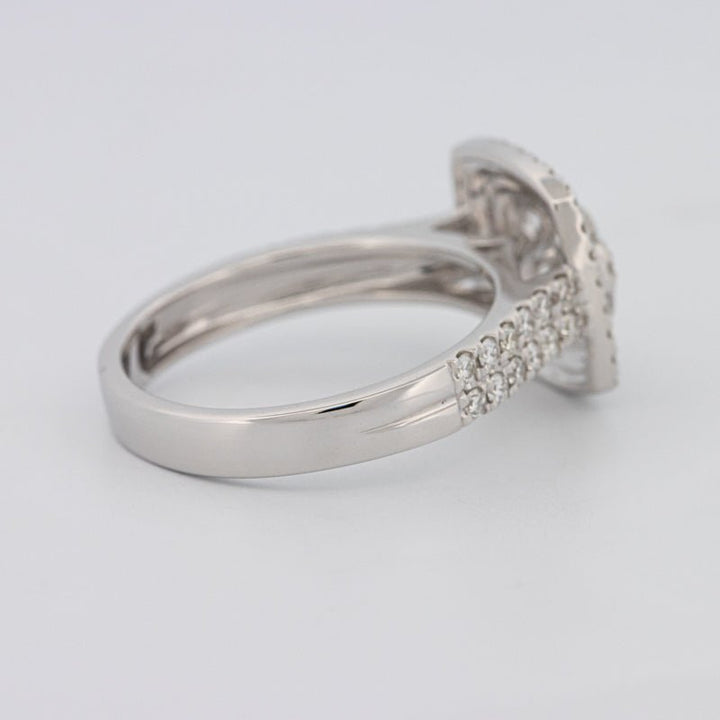 Invisible Square Double Halo Ring - ZIZOV DIAMONDS