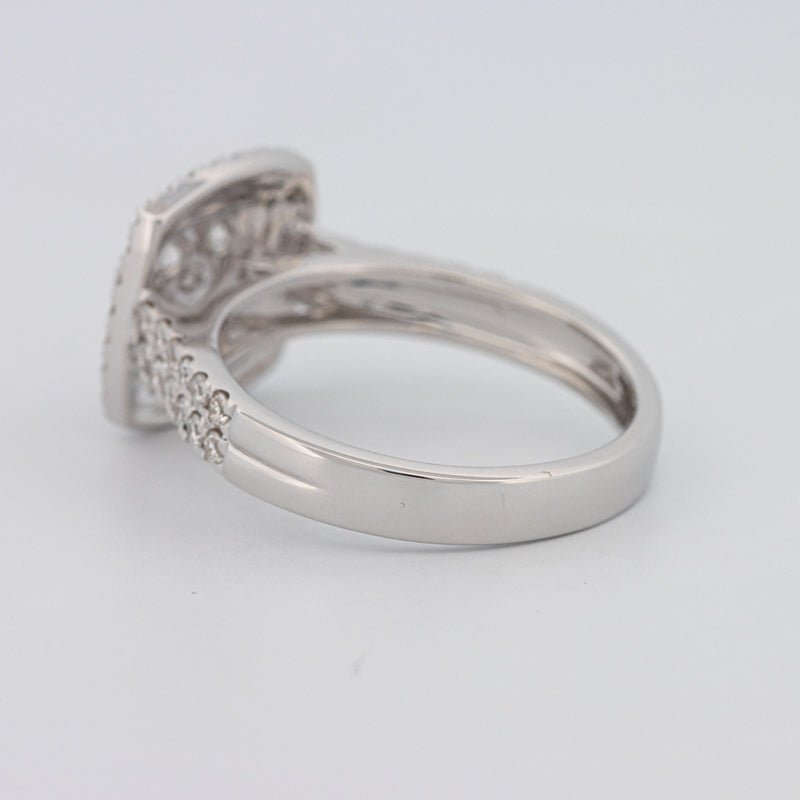 Invisible Square Double Halo Ring - ZIZOV DIAMONDS