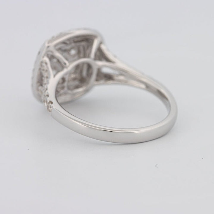 Invisible Square Double Halo Ring - ZIZOV DIAMONDS