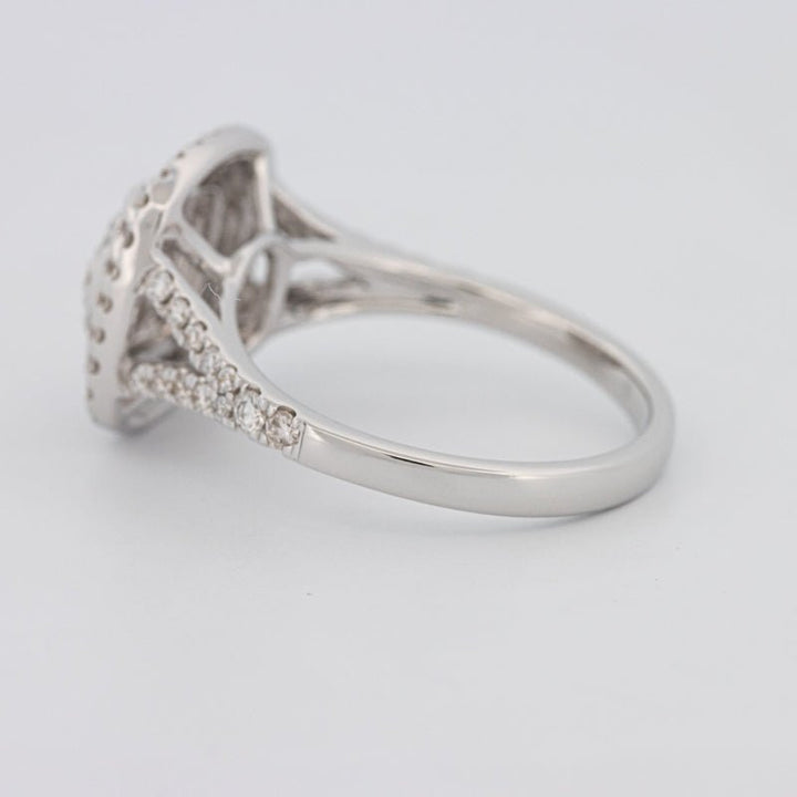 Invisible Square Double Halo Ring - ZIZOV DIAMONDS