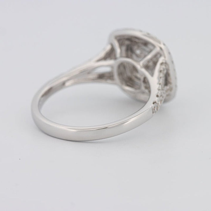 Invisible Square Double Halo Ring - ZIZOV DIAMONDS