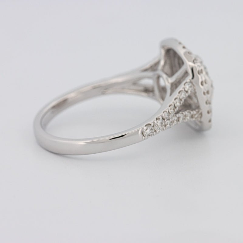 Invisible Square Double Halo Ring - ZIZOV DIAMONDS