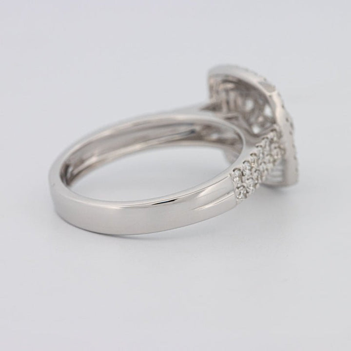Invisible Square Double Halo Ring - ZIZOV DIAMONDS