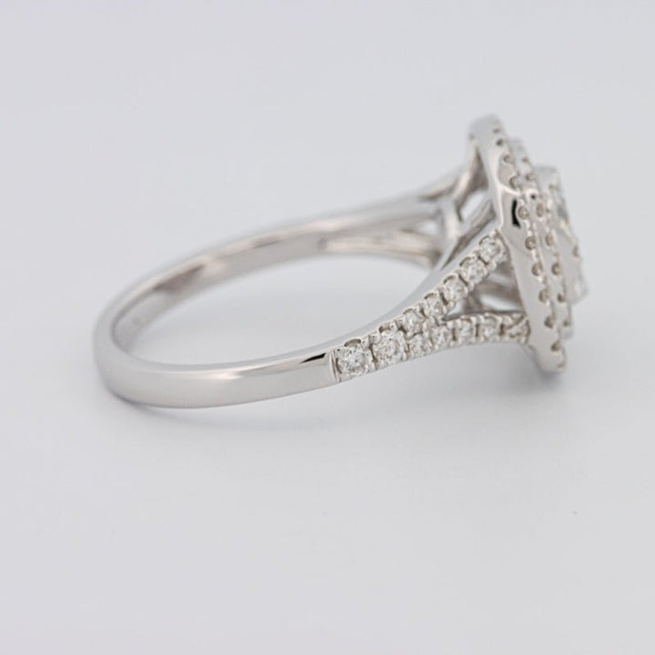 Invisible Square Double Halo Ring - ZIZOV DIAMONDS