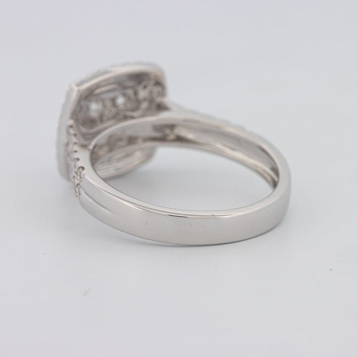 Invisible Square Double Halo Ring - ZIZOV DIAMONDS