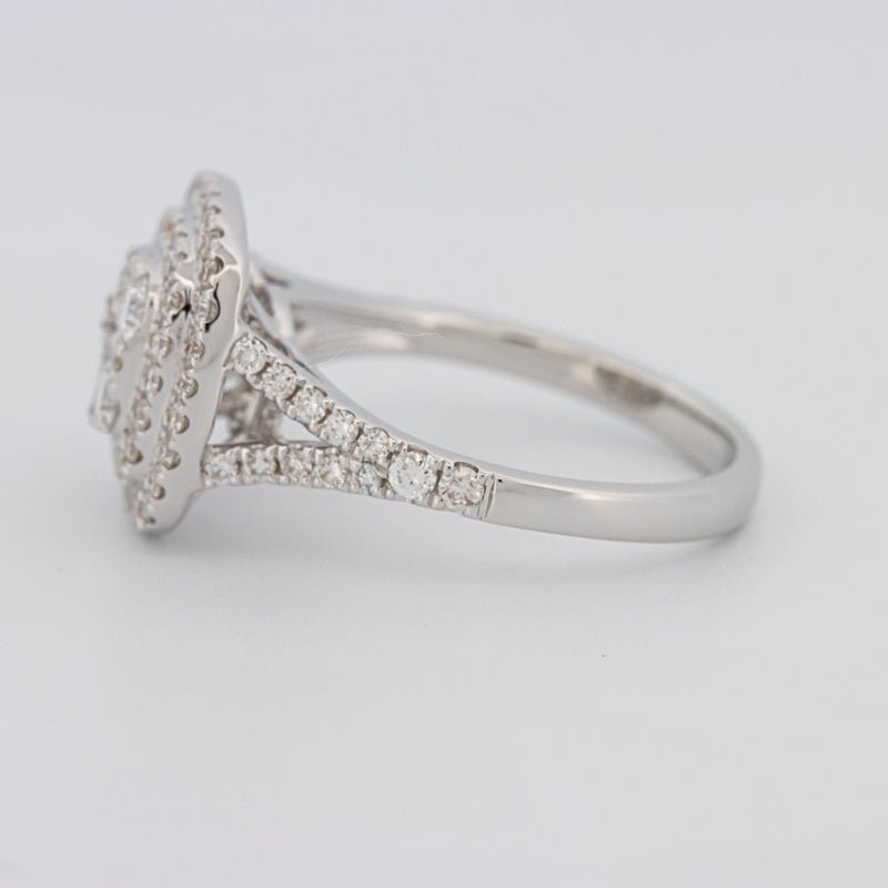 Invisible Square Double Halo Ring - ZIZOV DIAMONDS