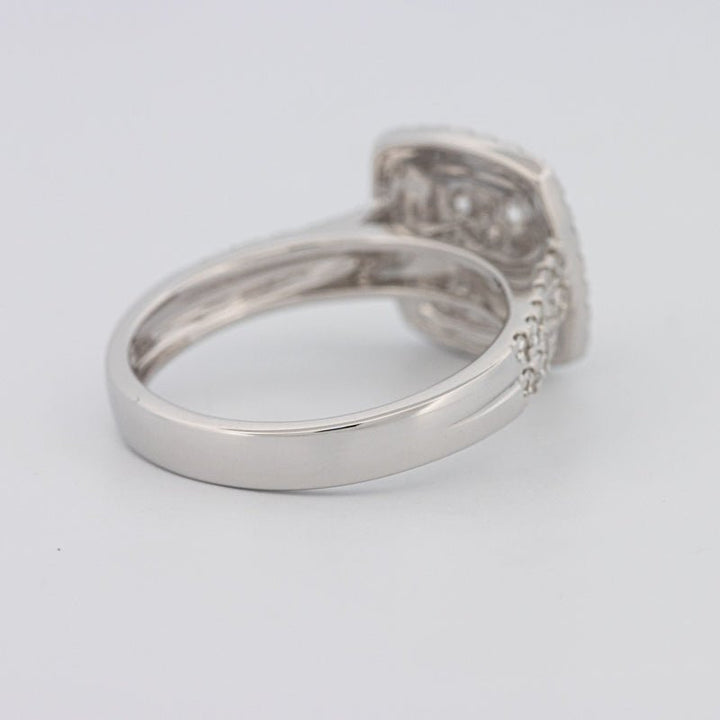 Invisible Square Double Halo Ring - ZIZOV DIAMONDS