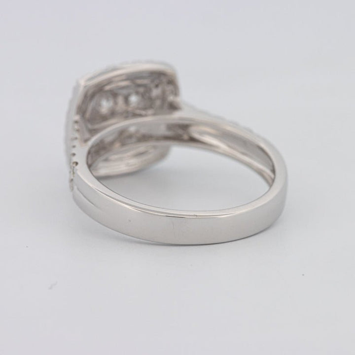 Invisible Square Double Halo Ring - ZIZOV DIAMONDS