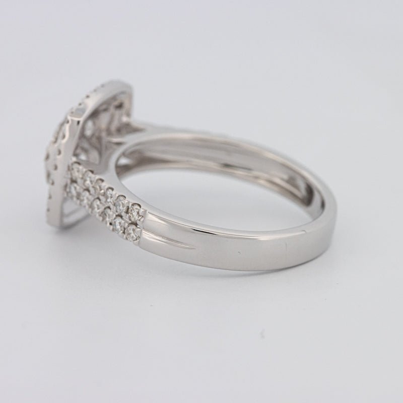 Invisible Square Double Halo Ring - ZIZOV DIAMONDS