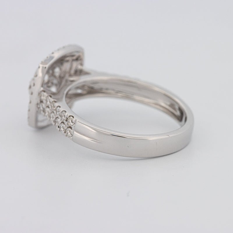 Invisible Square Double Halo Ring - ZIZOV DIAMONDS