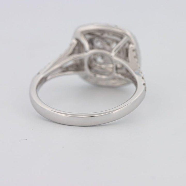 Invisible Square Double Halo Ring - ZIZOV DIAMONDS