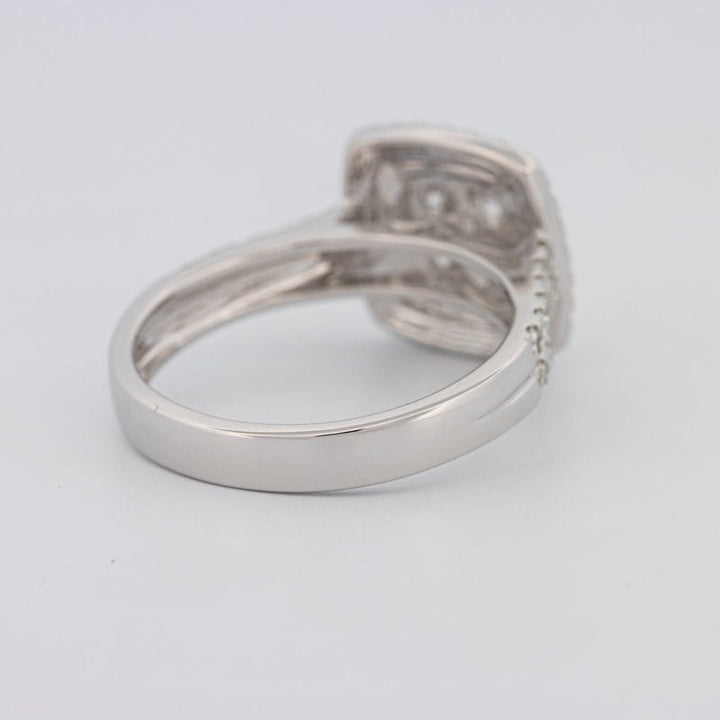 Invisible Square Double Halo Ring - ZIZOV DIAMONDS