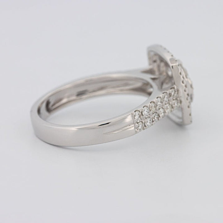 Invisible Square Double Halo Ring - ZIZOV DIAMONDS