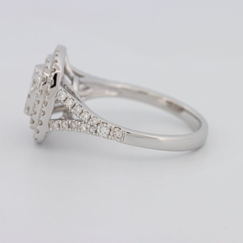 Invisible Square Double Halo Ring - ZIZOV DIAMONDS