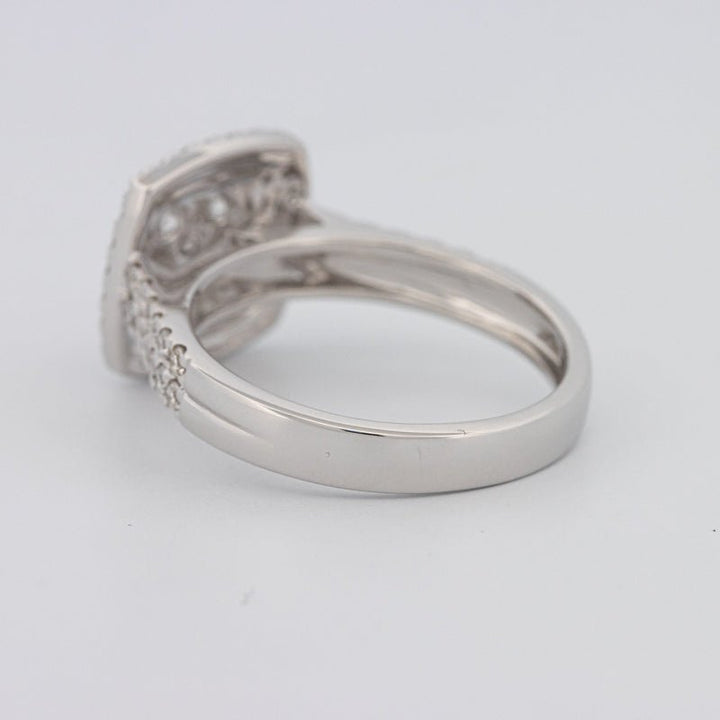 Invisible Square Double Halo Ring - ZIZOV DIAMONDS