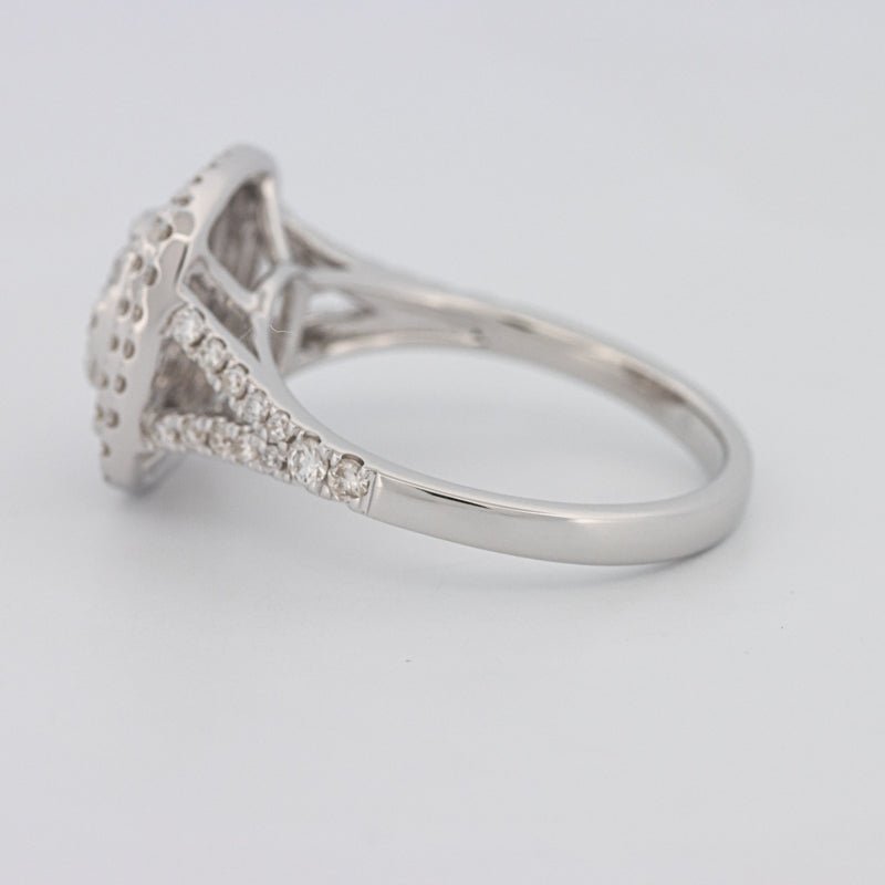 Invisible Square Double Halo Ring - ZIZOV DIAMONDS