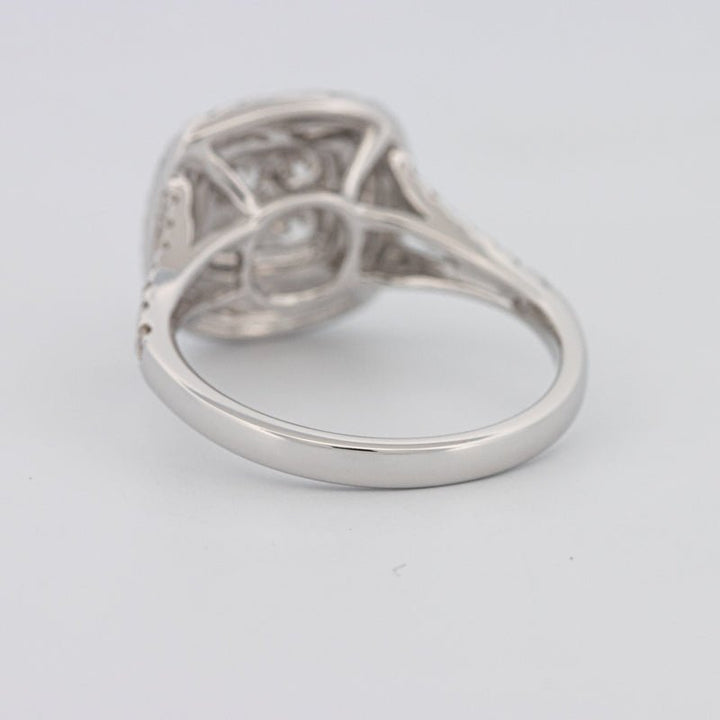 Invisible Square Double Halo Ring - ZIZOV DIAMONDS