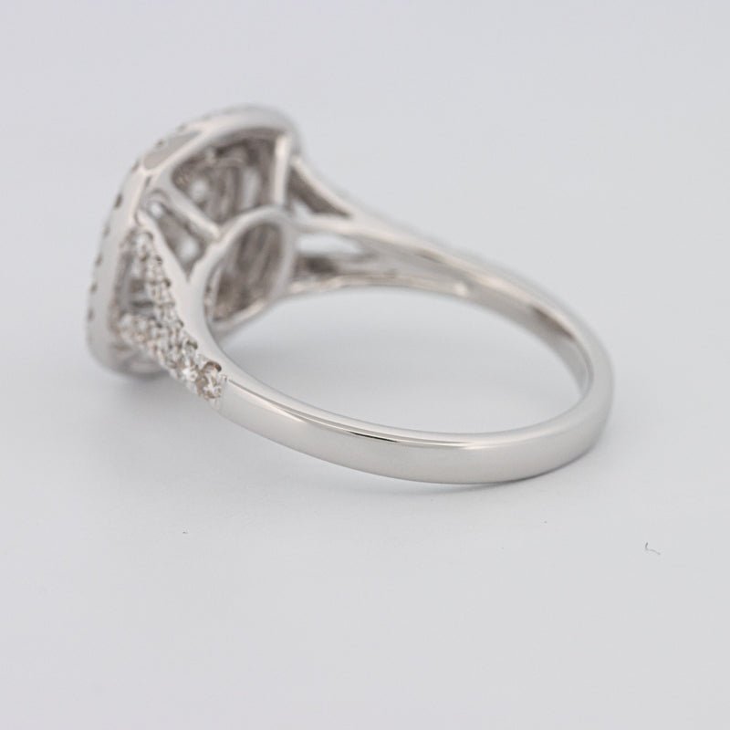 Invisible Square Double Halo Ring - ZIZOV DIAMONDS