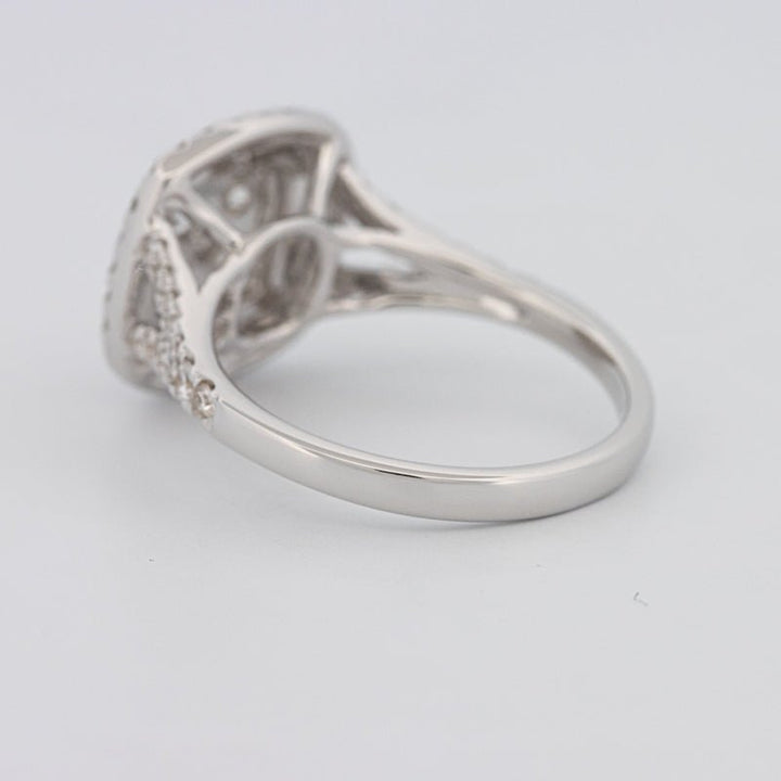 Invisible Square Double Halo Ring - ZIZOV DIAMONDS