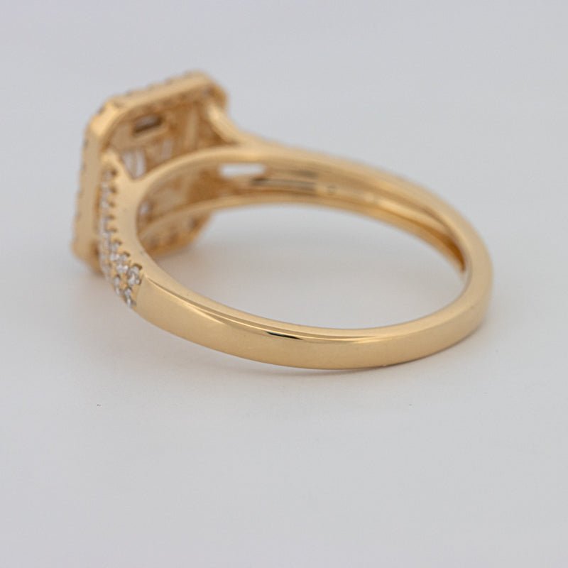 Invisible Square Halo Diamond Ring - ZIZOV DIAMONDS