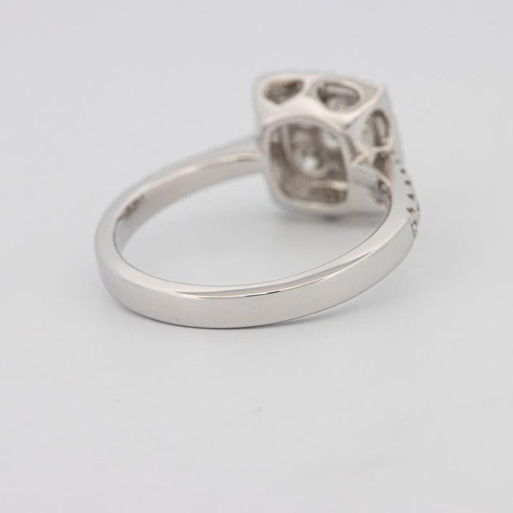 Invisible Square Halo Diamond Ring - ZIZOV DIAMONDS