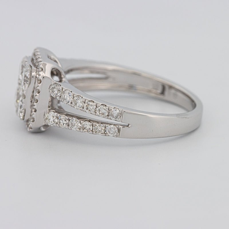 Invisible Square Halo Diamond Ring - ZIZOV DIAMONDS