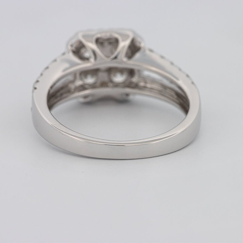 Invisible Square Halo Diamond Ring - ZIZOV DIAMONDS