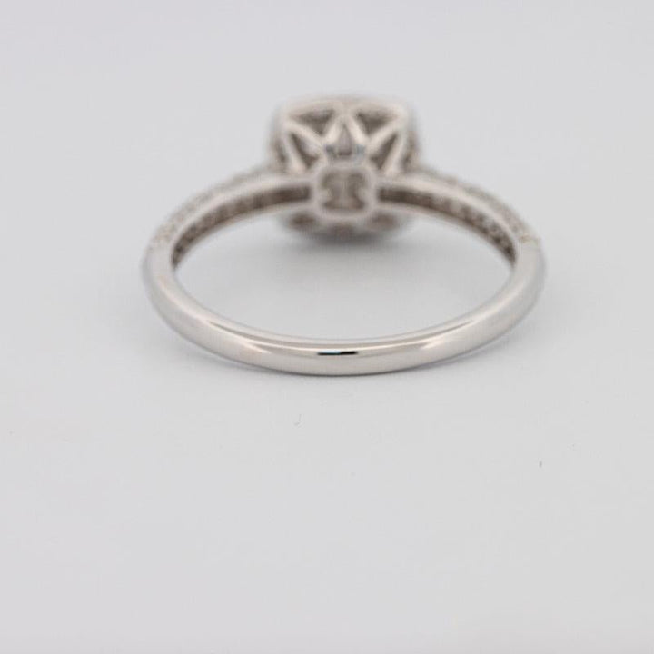 Invisible Square Halo Diamond Ring - ZIZOV DIAMONDS