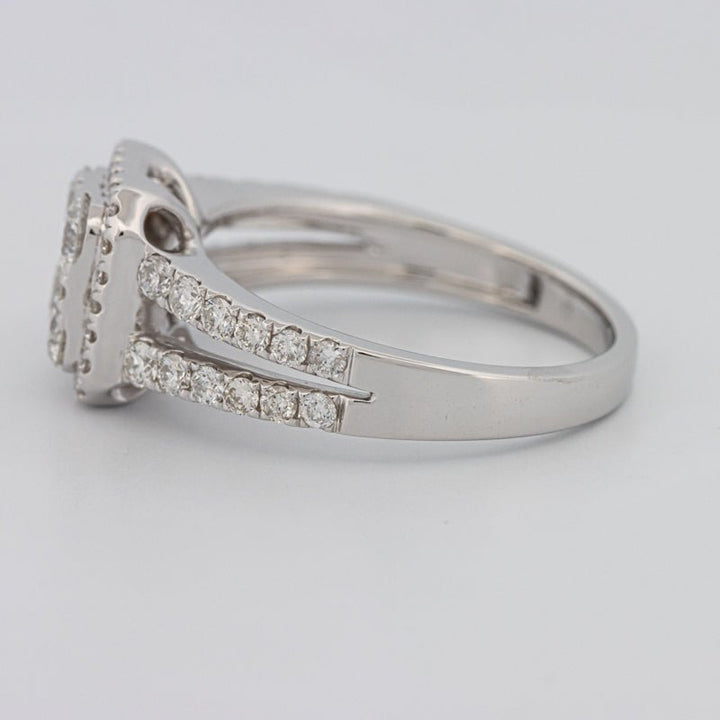 Invisible Square Halo Diamond Ring - ZIZOV DIAMONDS