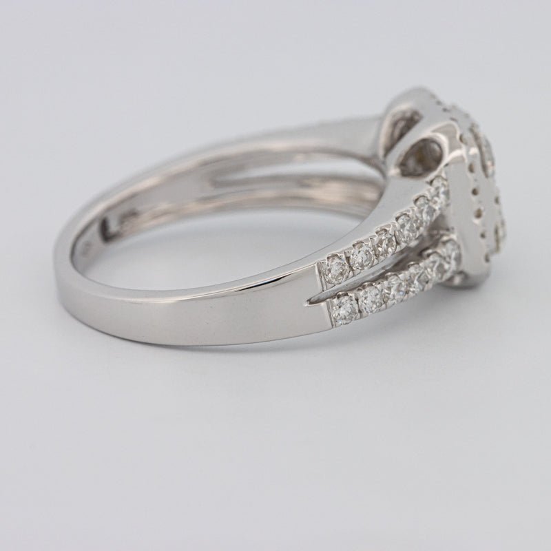 Invisible Square Halo Diamond Ring - ZIZOV DIAMONDS