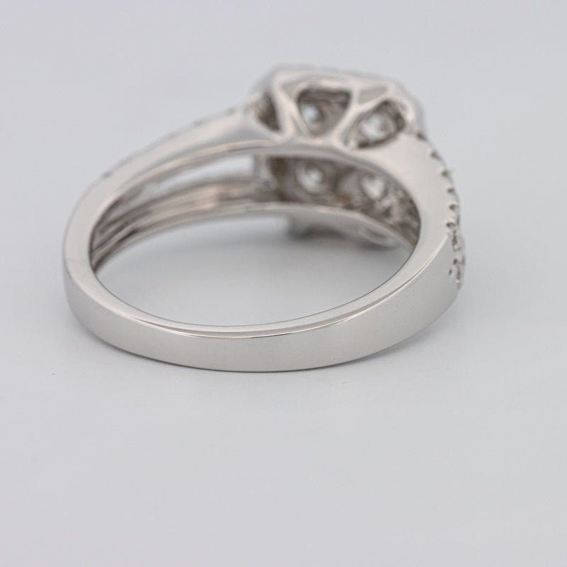 Invisible Square Halo Diamond Ring - ZIZOV DIAMONDS