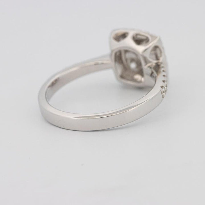 Invisible Square Halo Diamond Ring - ZIZOV DIAMONDS