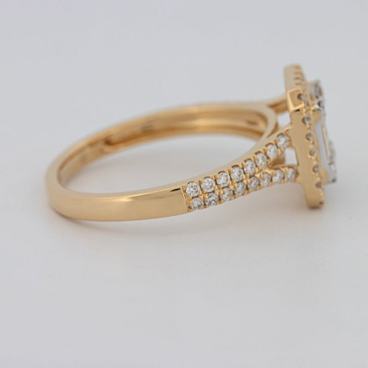 Invisible Square Halo Diamond Ring - ZIZOV DIAMONDS