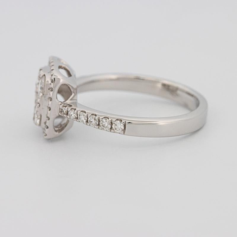 Invisible Square Halo Diamond Ring - ZIZOV DIAMONDS