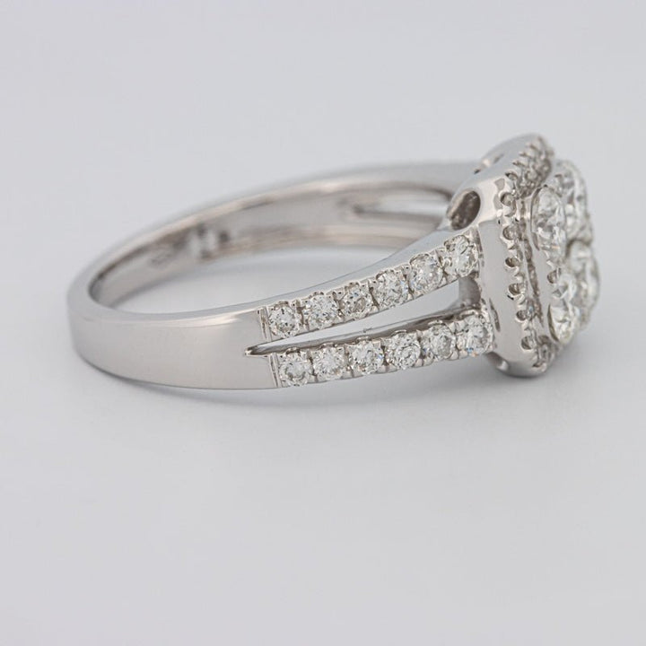 Invisible Square Halo Diamond Ring - ZIZOV DIAMONDS