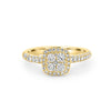 Invisible Square Halo Diamond Ring - ZIZOV DIAMONDS