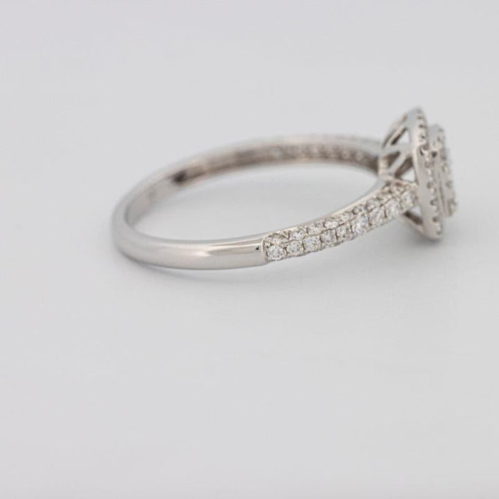 Invisible Square Halo Diamond Ring - ZIZOV DIAMONDS