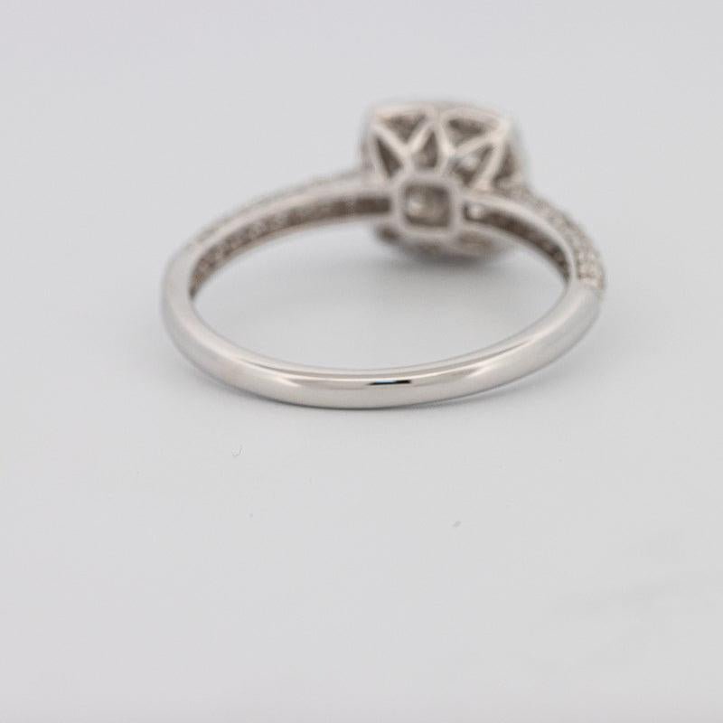 Invisible Square Halo Diamond Ring - ZIZOV DIAMONDS