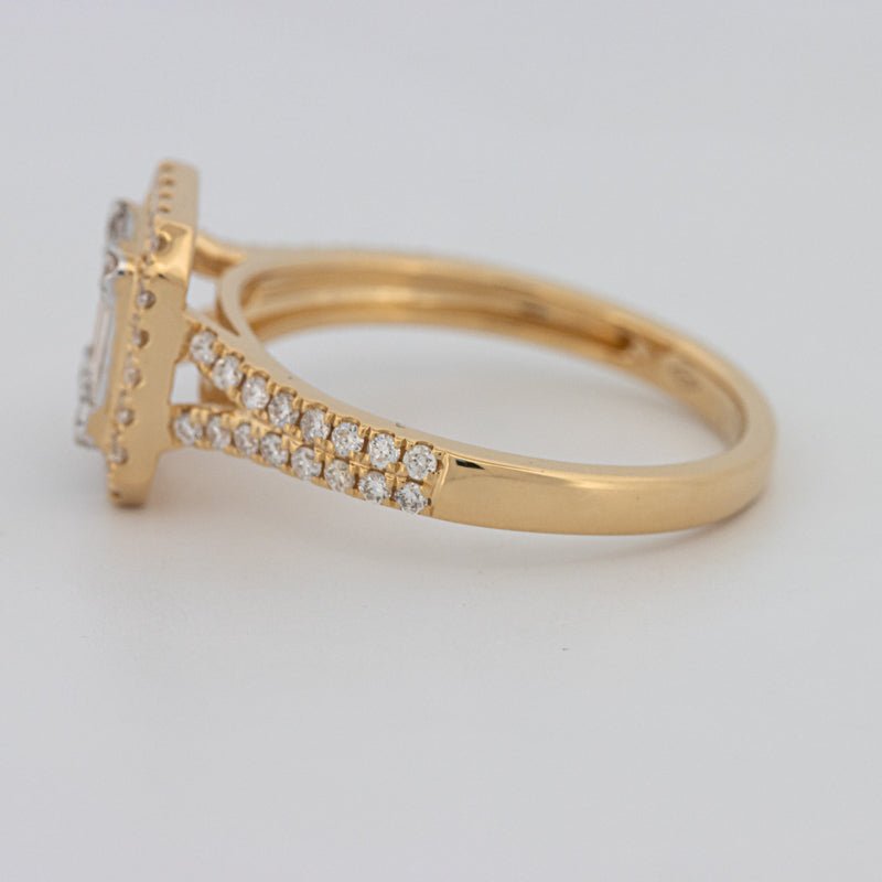 Invisible Square Halo Diamond Ring - ZIZOV DIAMONDS