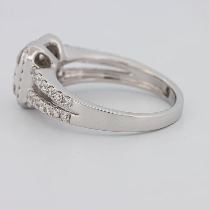 Invisible Square Halo Diamond Ring - ZIZOV DIAMONDS